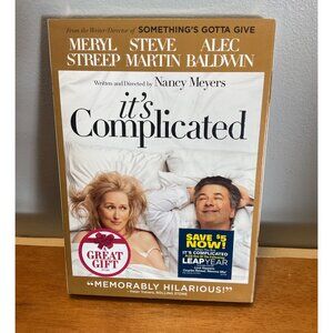 It's Complicated Comedy DVD Meryl Streep Steve Martin New w Sleeve Sealed